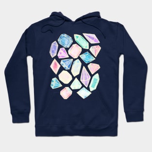 Watercolor Gems Hoodie